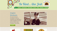 Desktop Screenshot of joshstevensfoundation.org